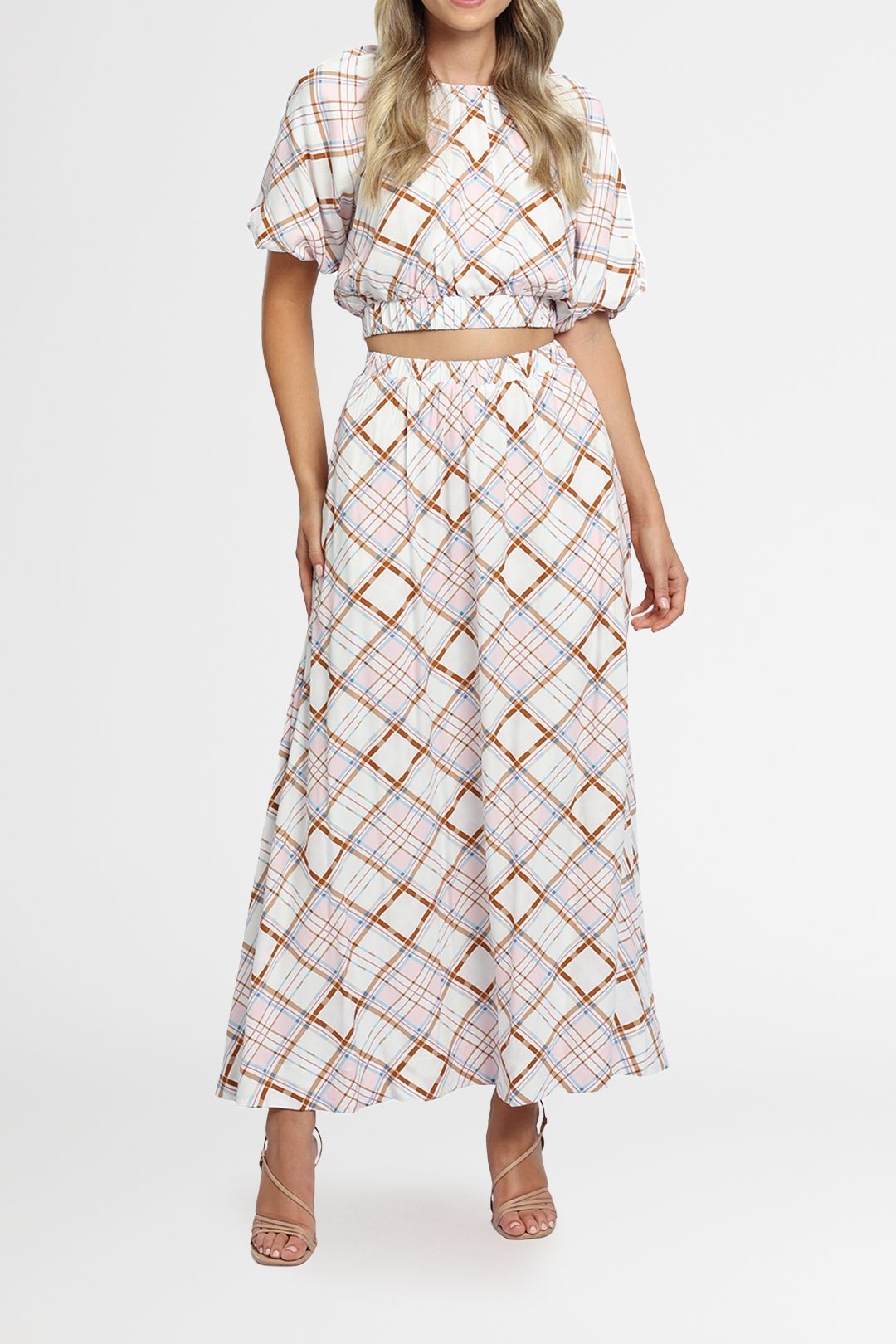 Staple The Label Emery Top and Skirt Set crop maxi