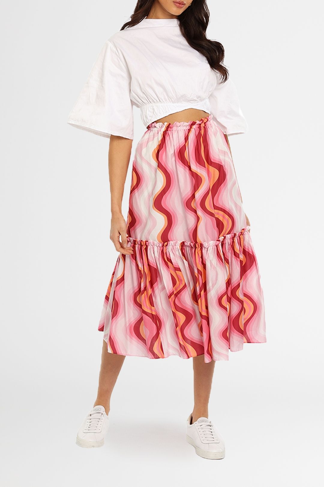 Steele Austin Skirt pink print