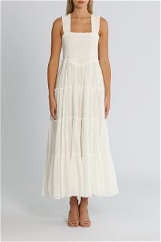 Steele Cartes Dress White