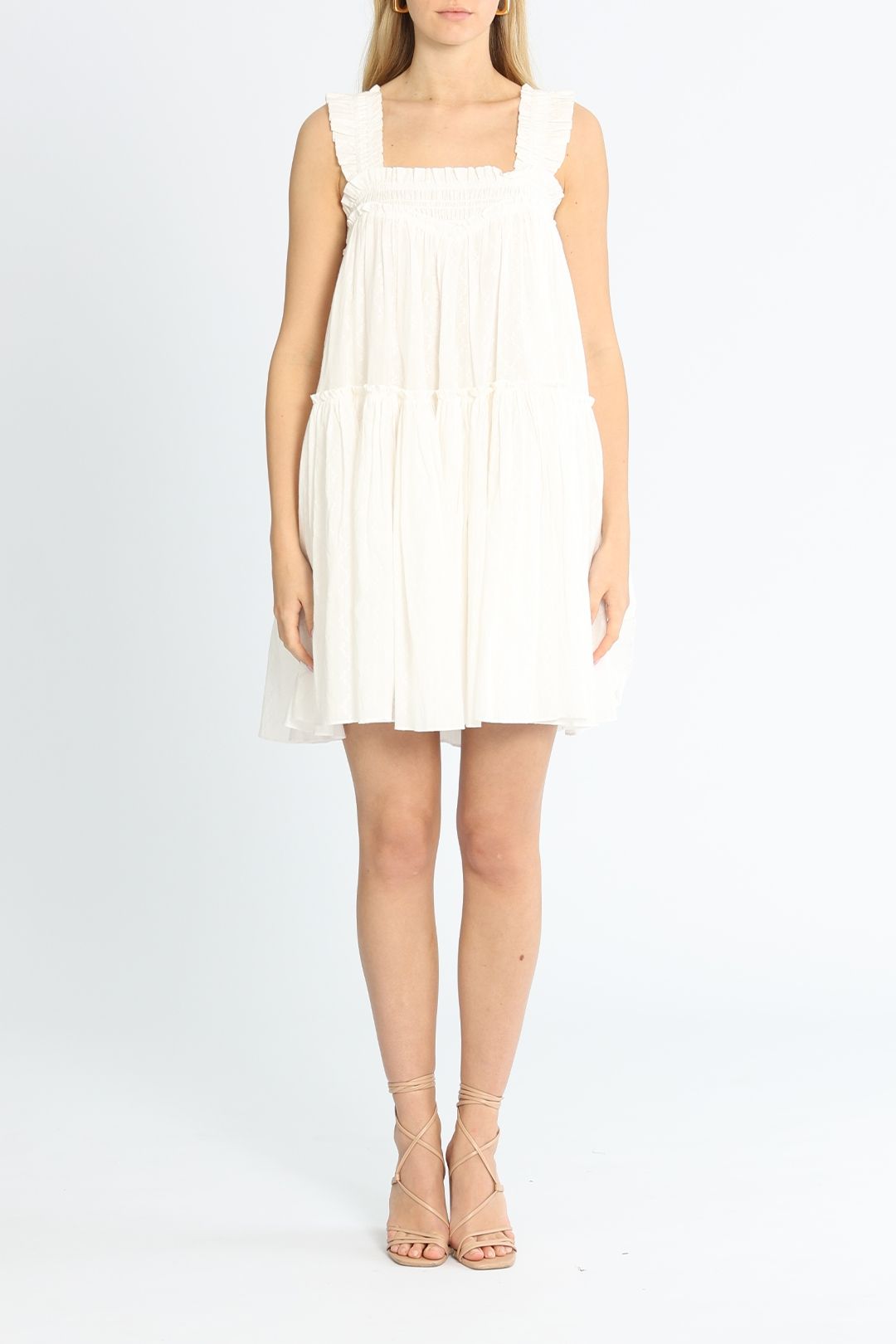 Steele Flicka Dress White