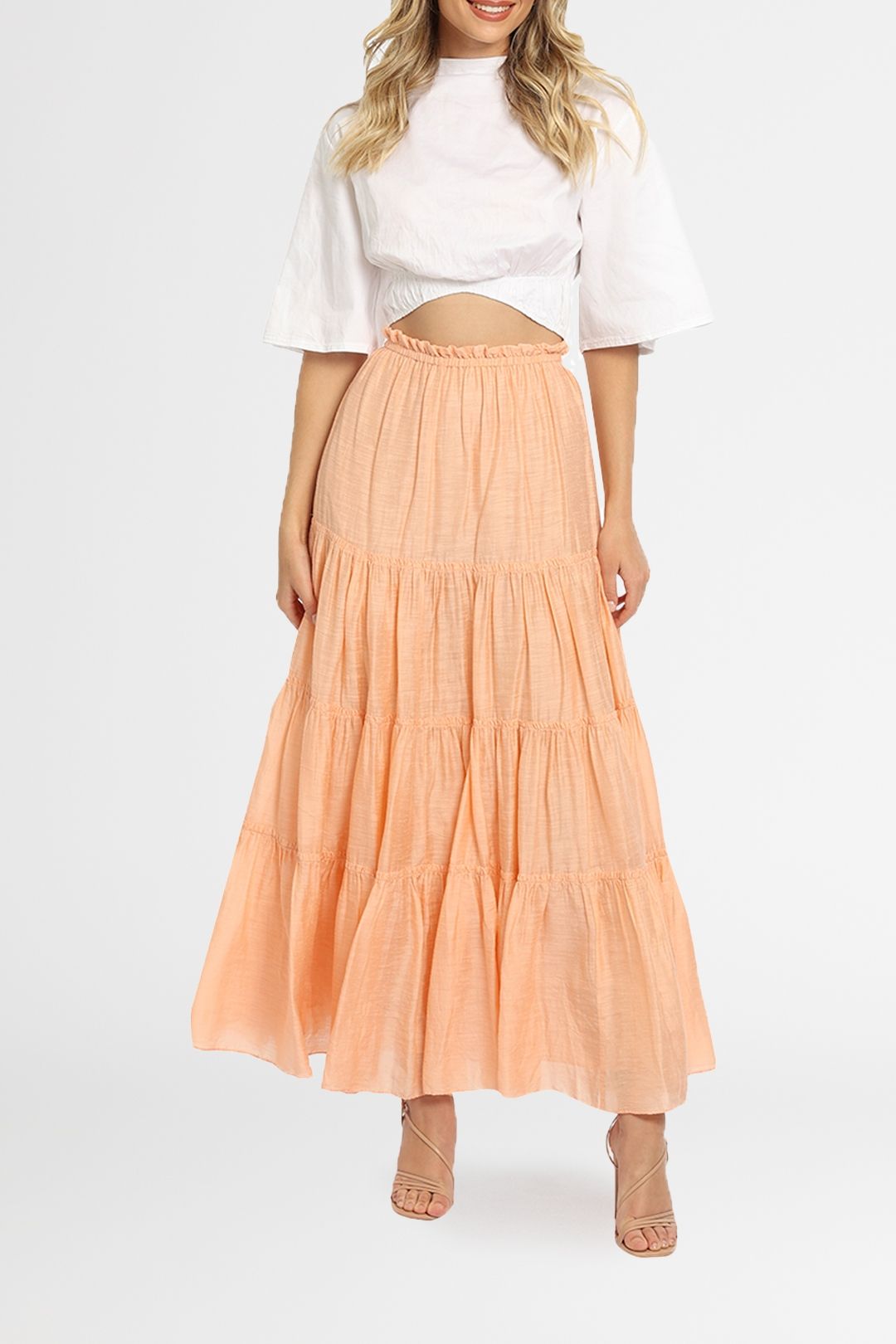 Flowy skirt clearance definition