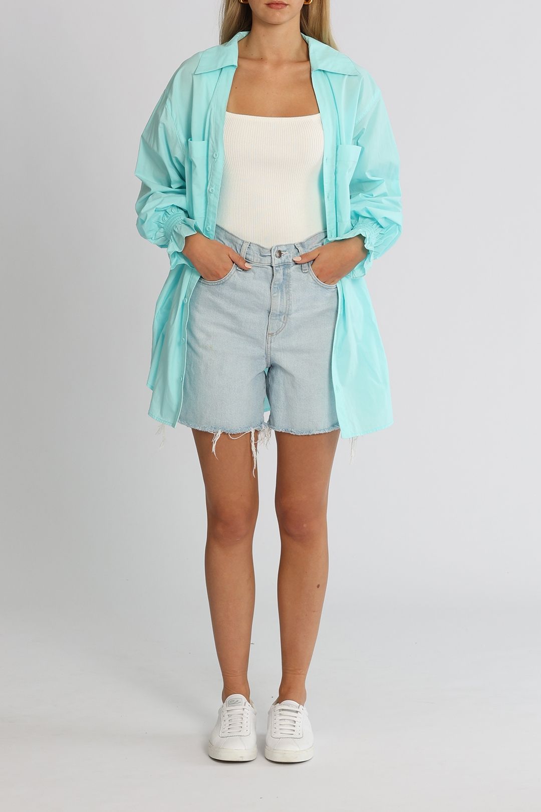 Steele Khalo Shirt Turquoise