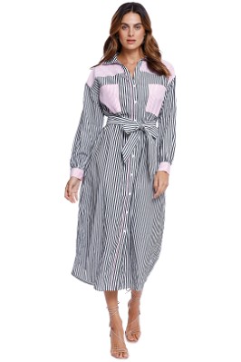 Dresses: Margaux Sequin Stripe Wrap Midi Dress