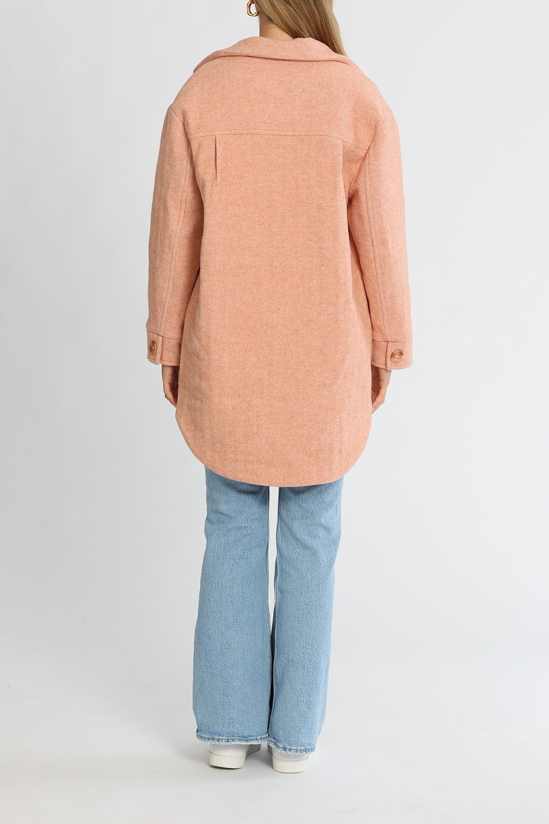 Steele Maude Shacket Spice Relaxed Fit