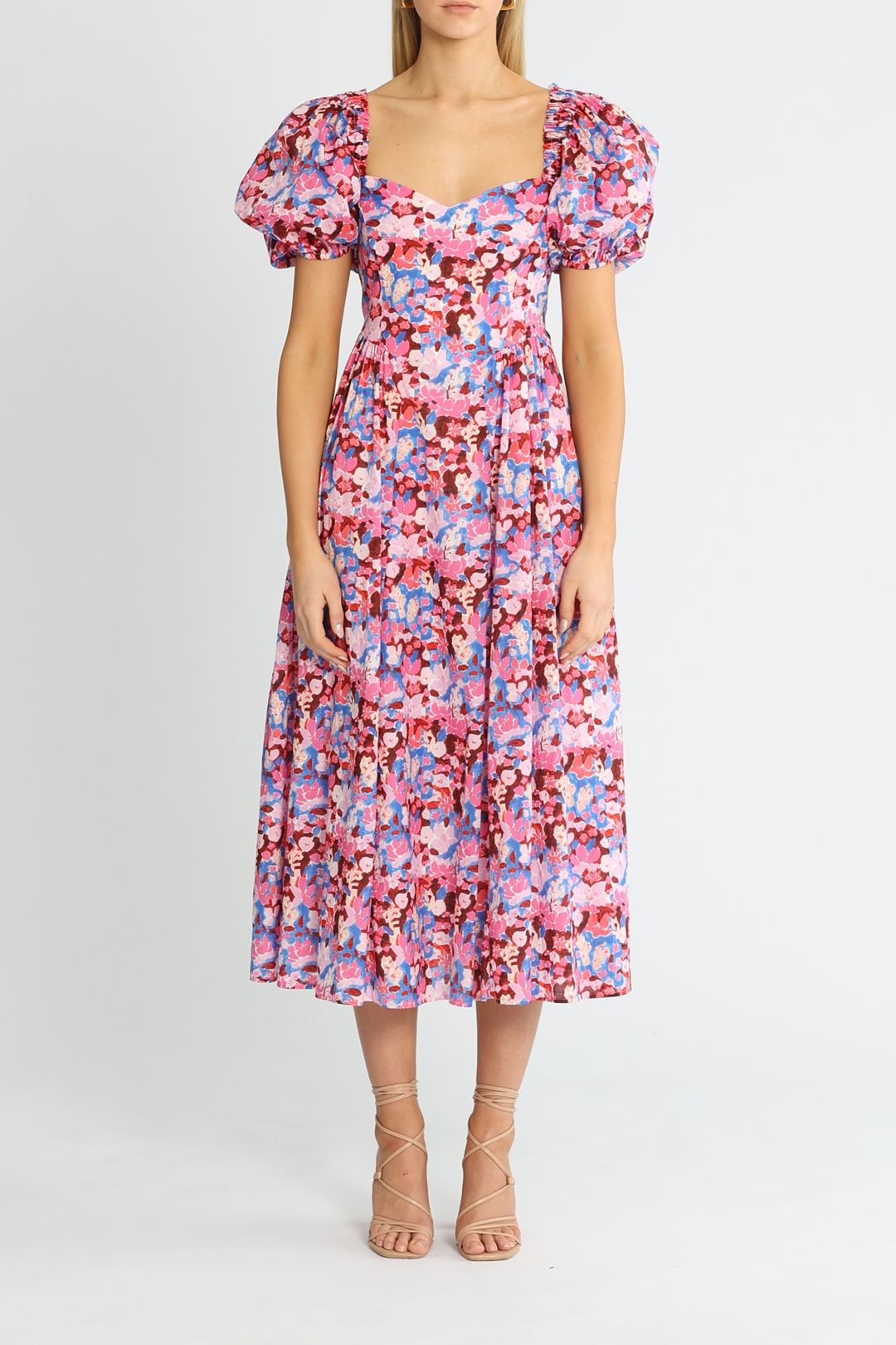 Steele Raven Midi Dress floral