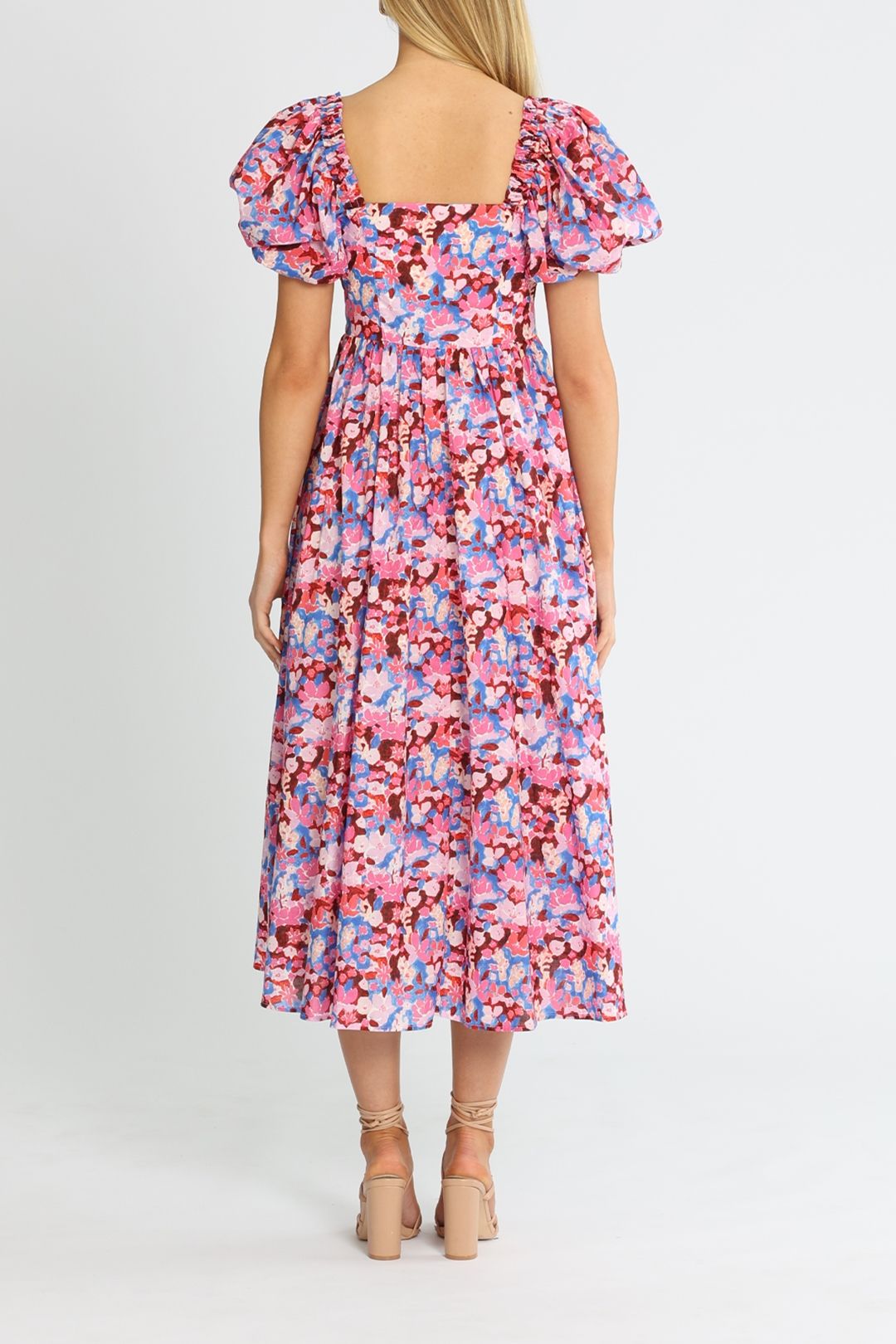Steele Raven Midi Dress print