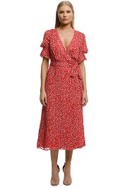 Stevie-May-Claret-Midi-Dress-Red-Micro-Floral-FrontA