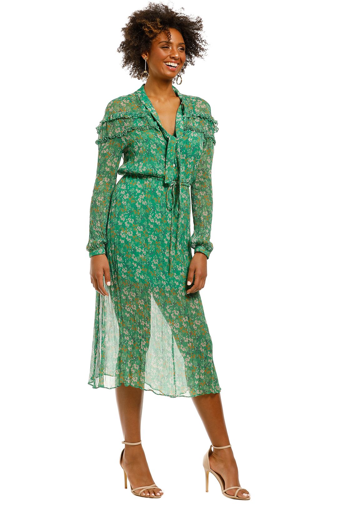 chinese dress ladies Jade Ginkgo Scarlet Maxi Dress