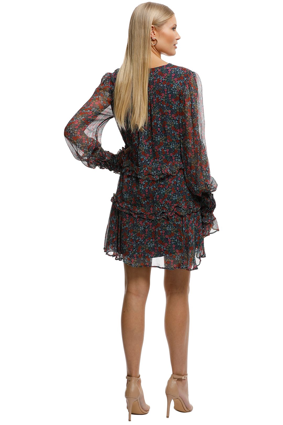 Stevie May-Mercy LS Mini-Blue Floral-Back