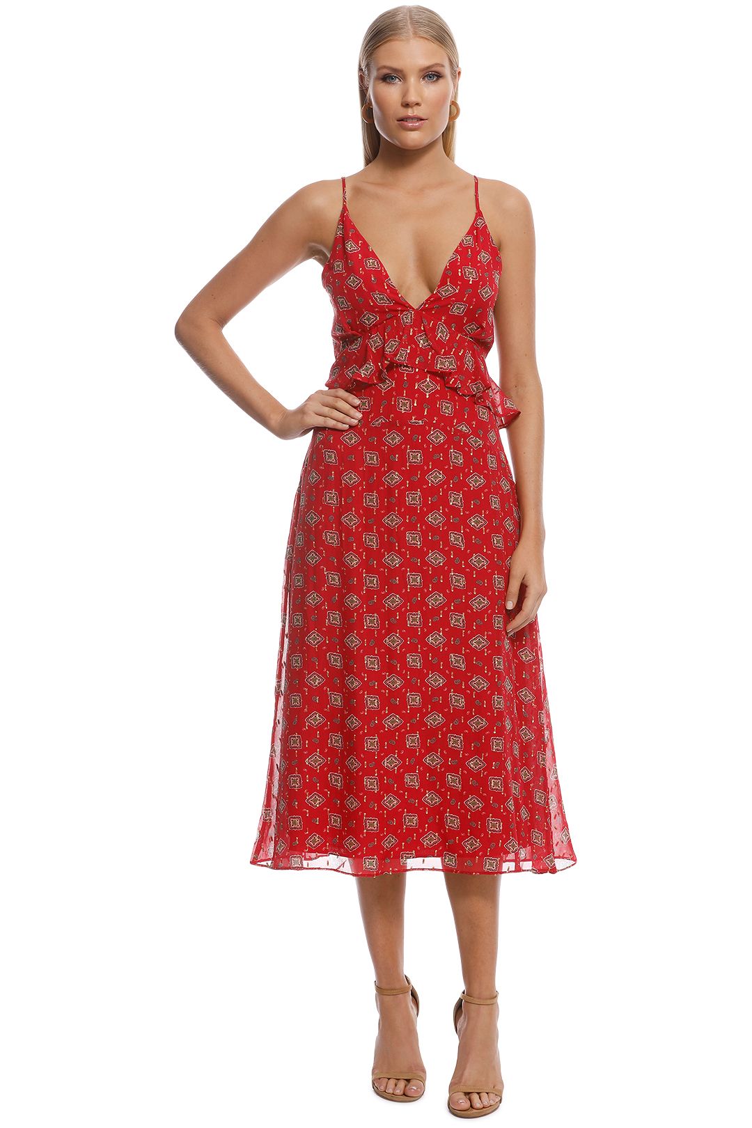 Bec and bridge 2024 stevie wrap dress