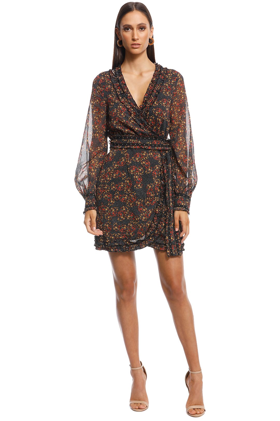 Stevie May - Monarch Mini Dress - Print - Front