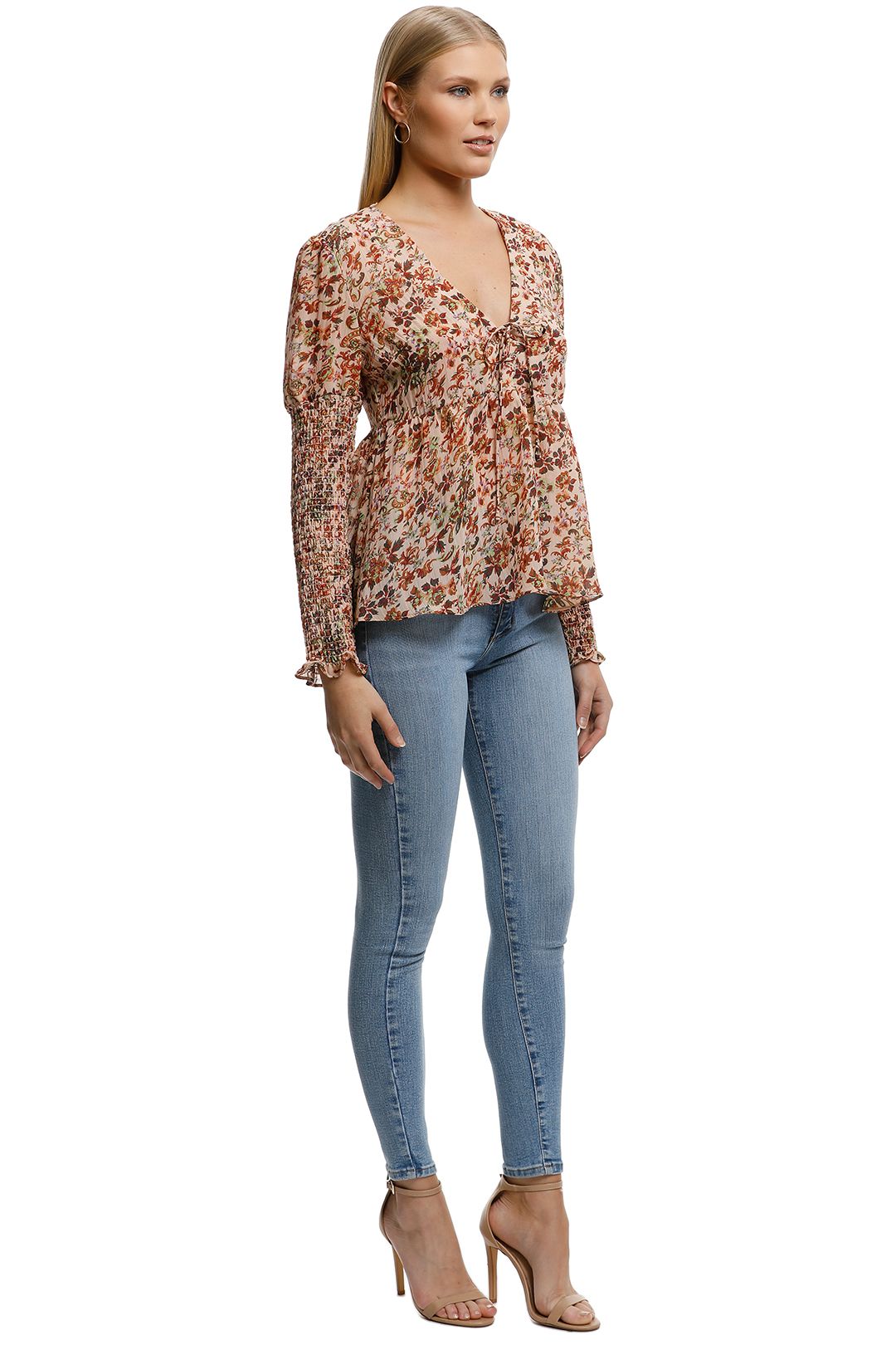 Ls- nude imagesize:princes  Saffron LS Top by Stevie May for Rent | GlamCorner