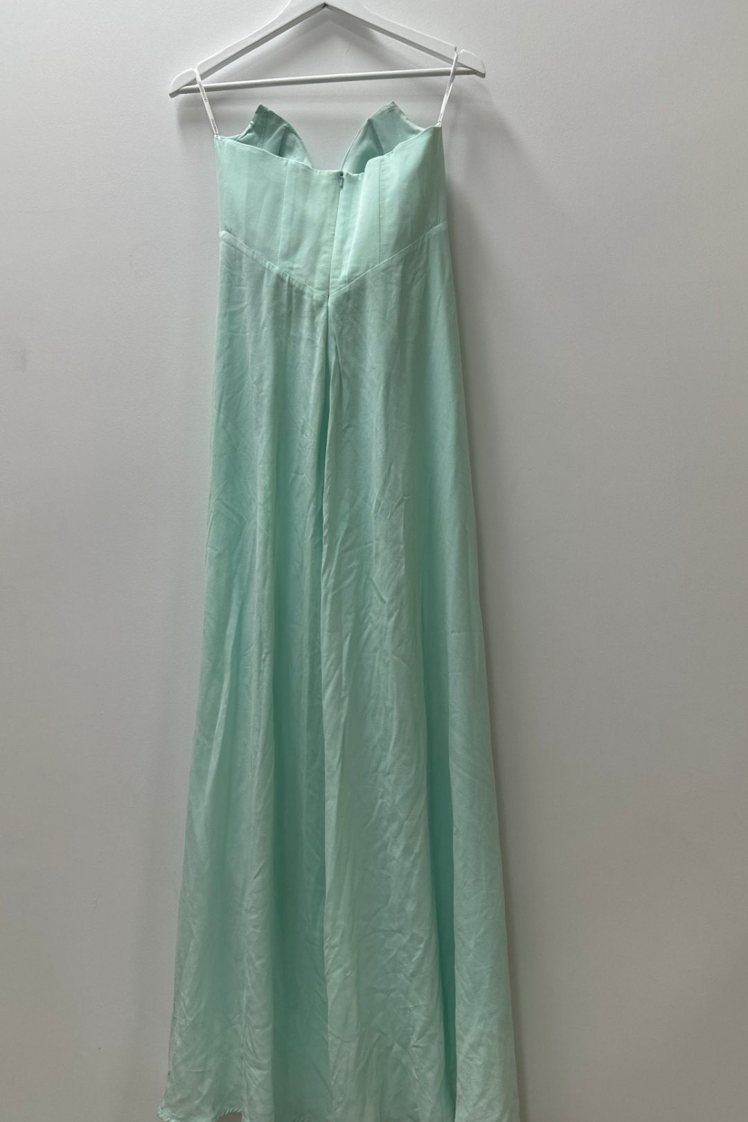 Buy Strapless Floor Length Dress in Mint | Zimmermann | GlamCorner
