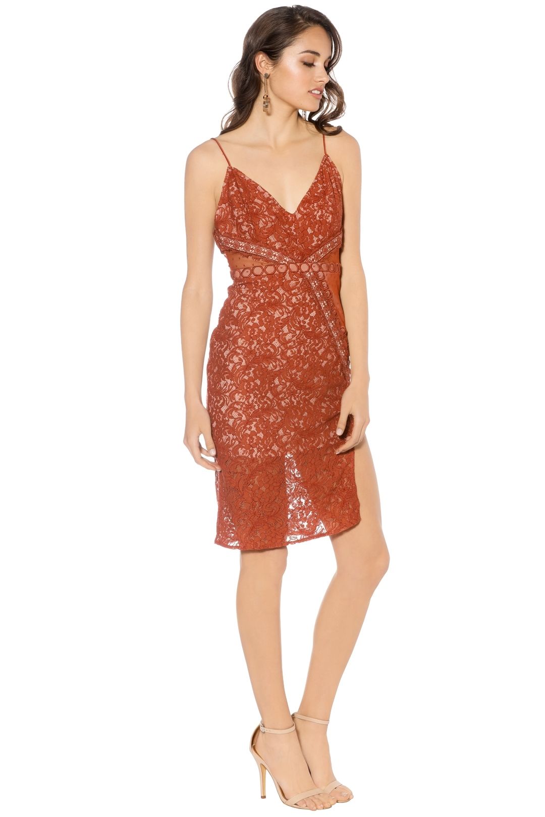 Laylor Midi Dress by Stylestalker for Hire | GlamCorner Laylor Midi Dress by Stylestalker for Hire | GlamCorner