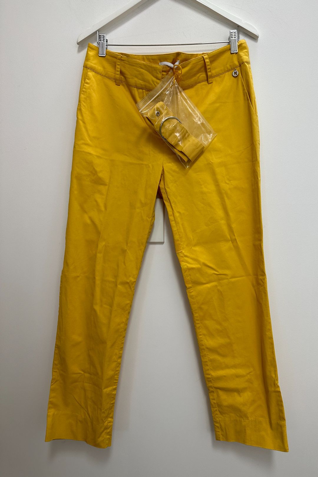 Summer Pant with Waist Band in Mustard