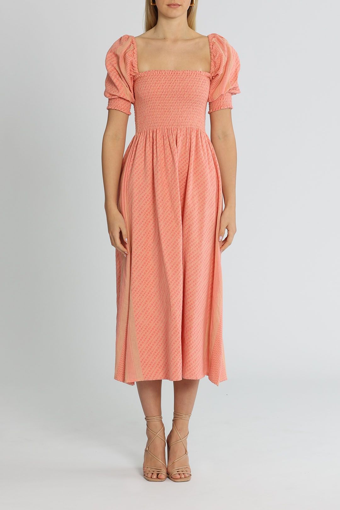 Summery Copenhagen Thea Long Dress Pink