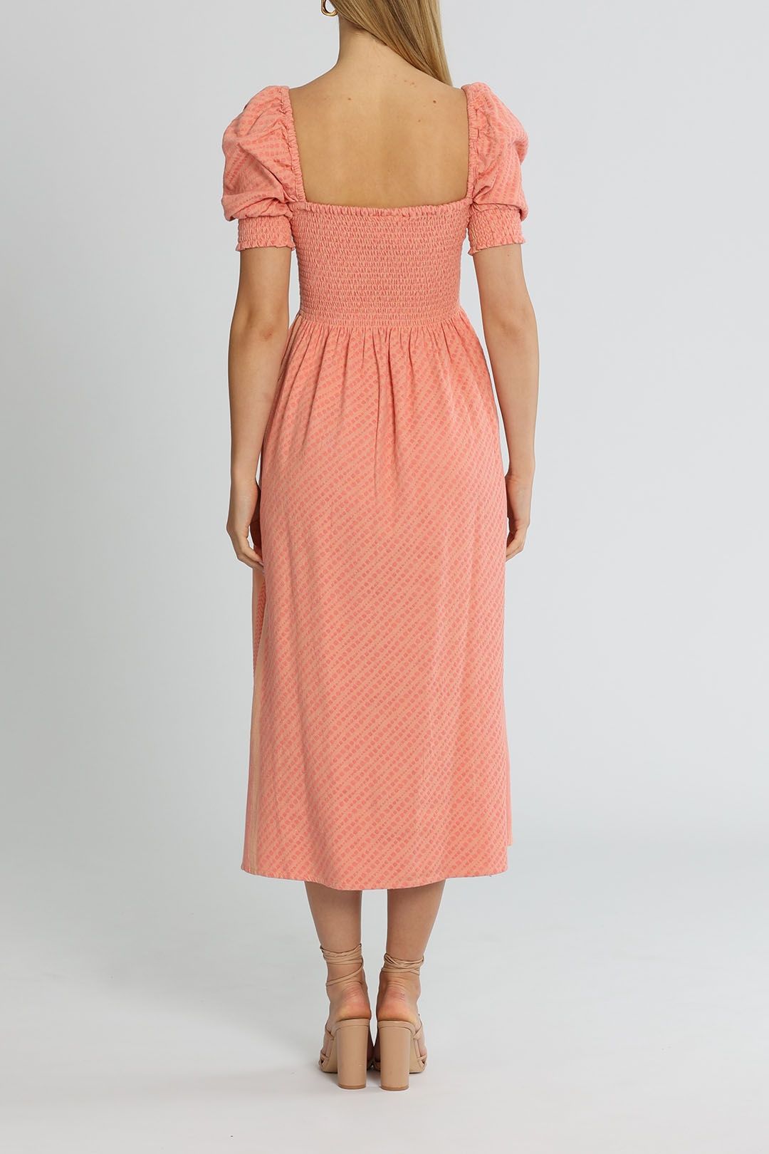 Hire Thea Long Dress Pink Summery Copenhagen GlamCorner