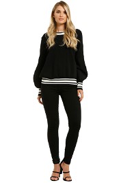 Vestire-Sure-Thing-Sweater-Black-White-Front
