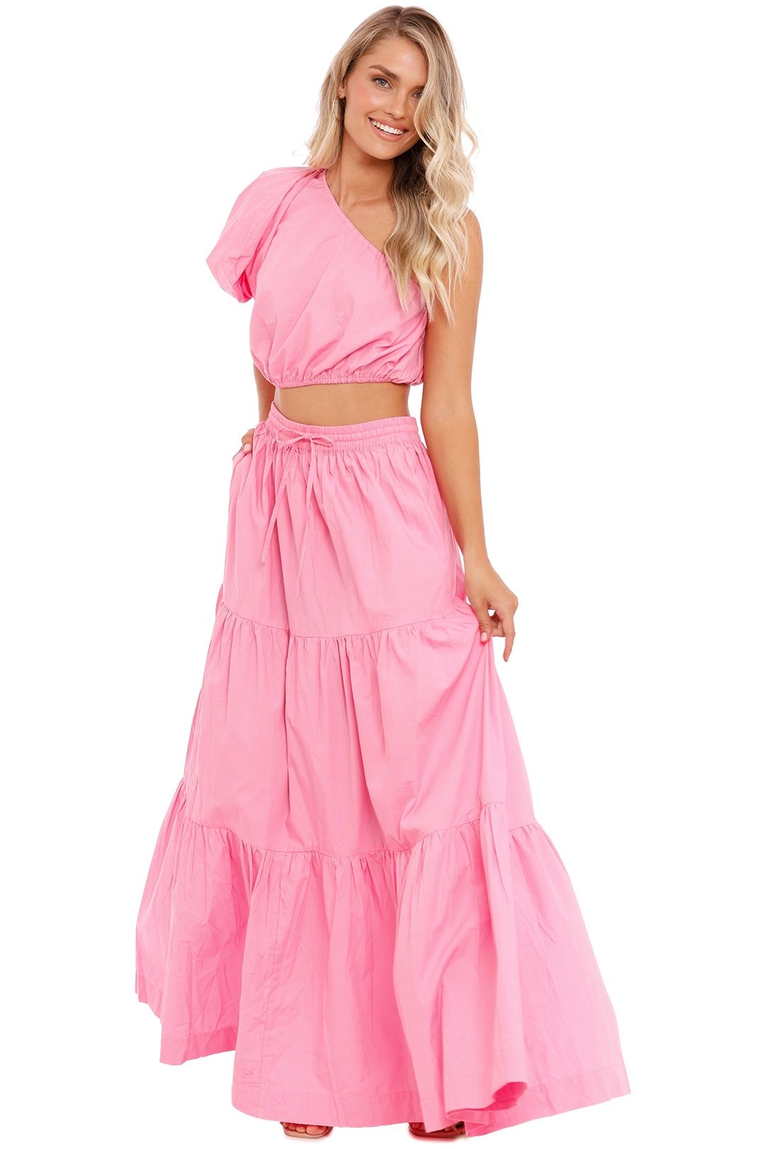 Pink metallic top skirt extender target