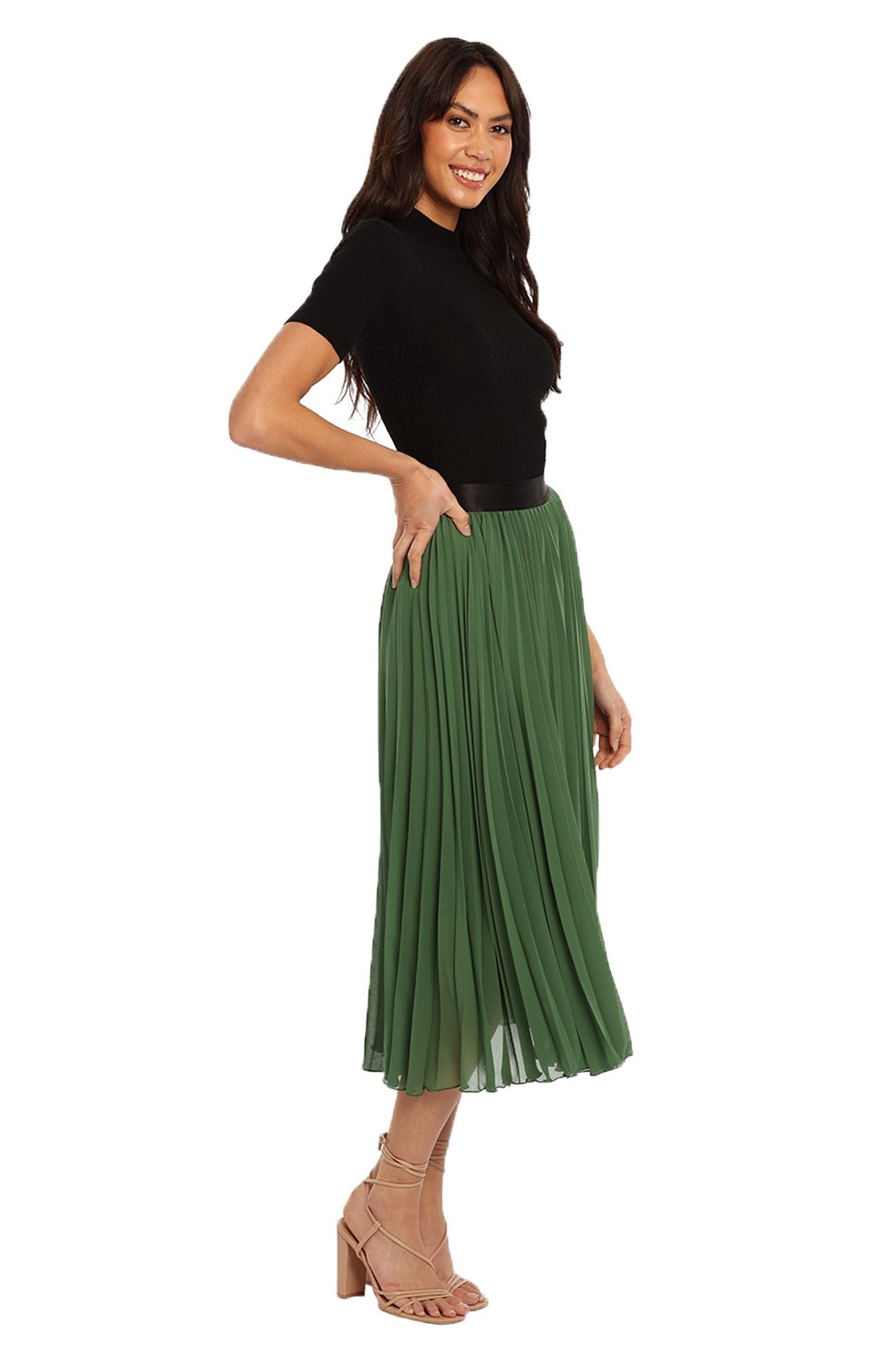 Sylvester by Kate Sylvester Billowy Skirt green midi