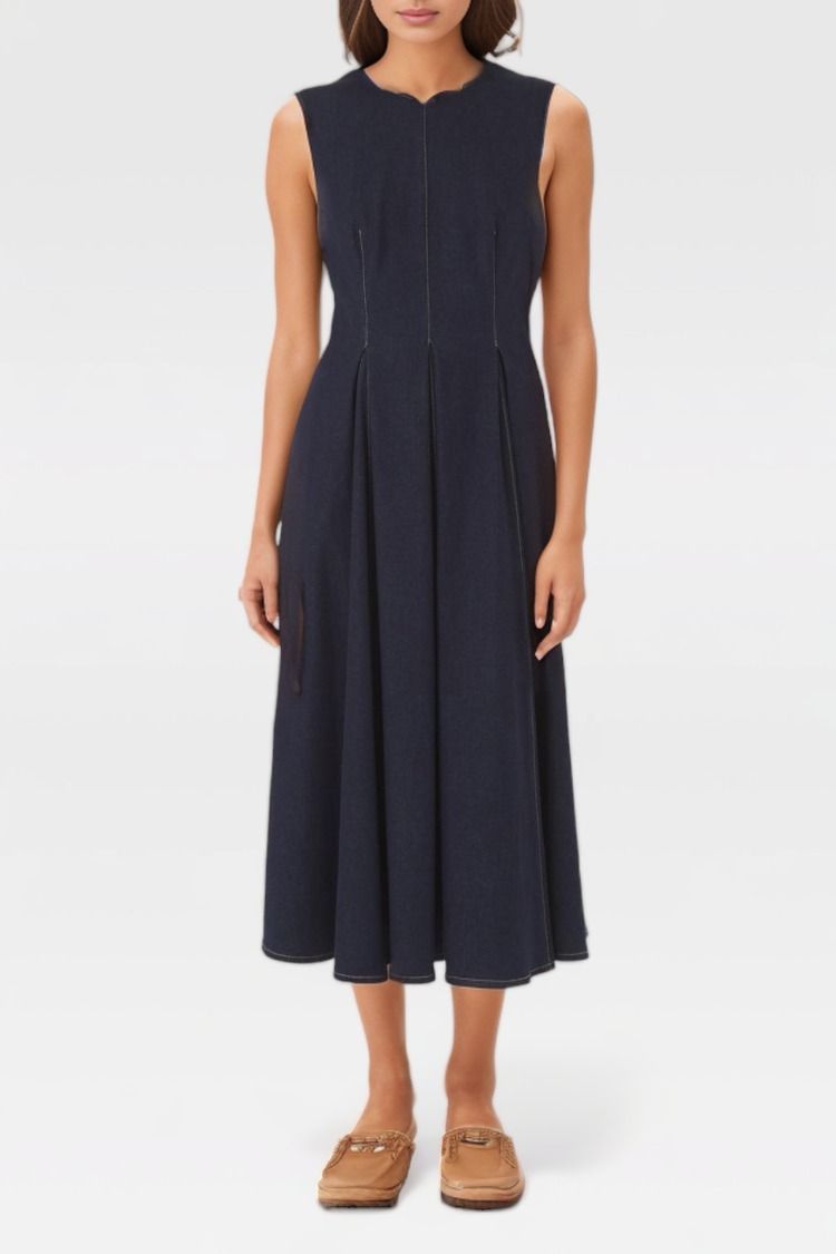 Thurley indigo dress outlet
