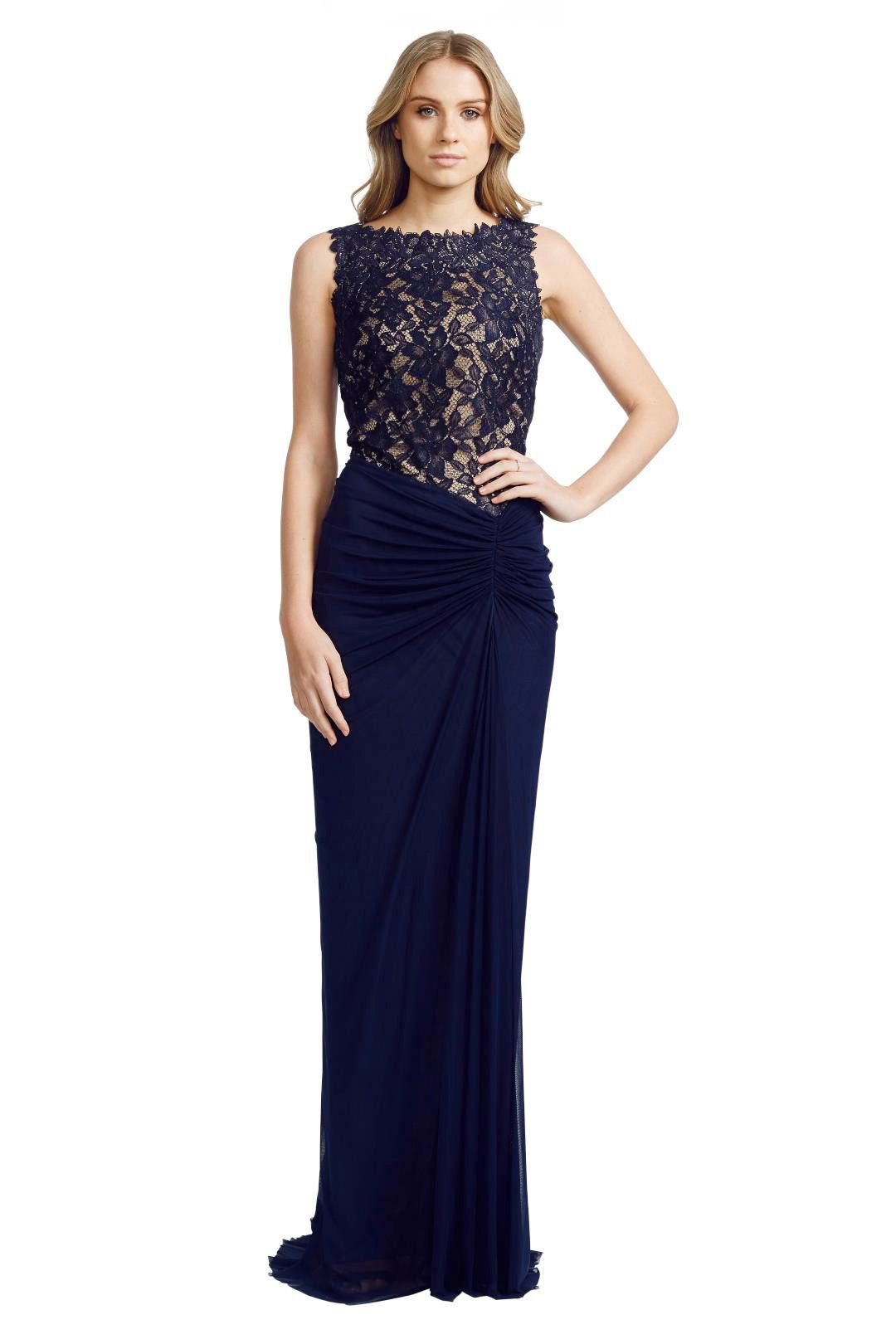 Tadashi navy gown on sale