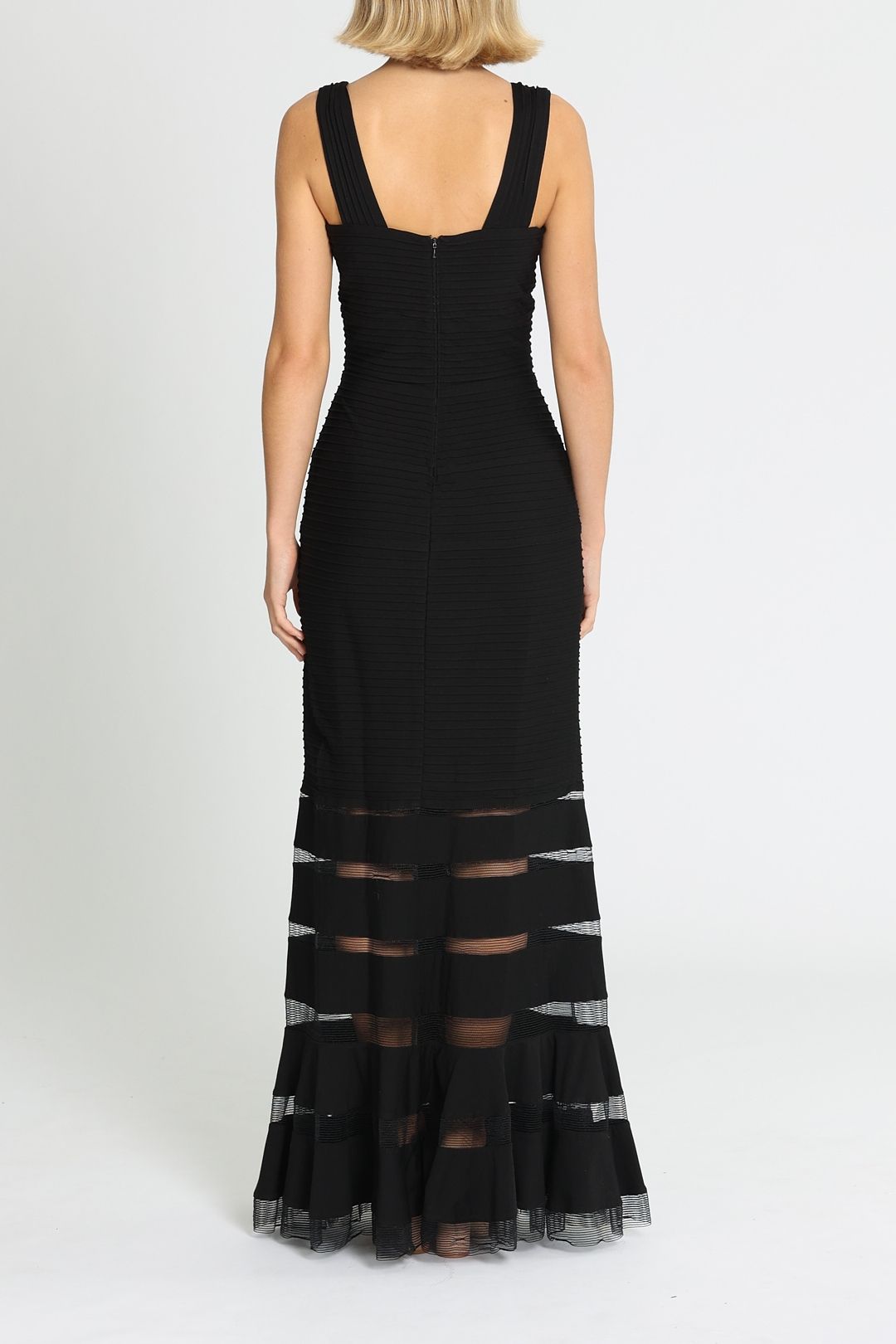 Annika Dress Black by Tadashi Shoji for Rent GlamCorner