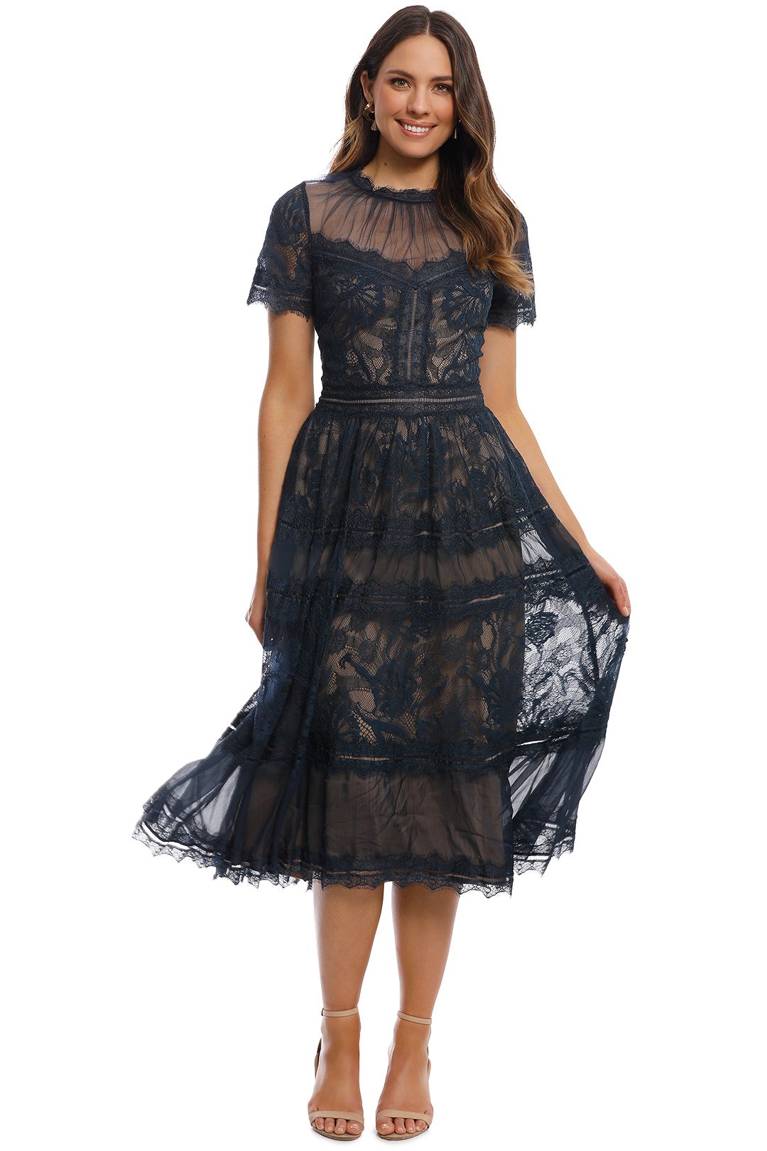 Tadashi shoji camilla tea dress new arrivals