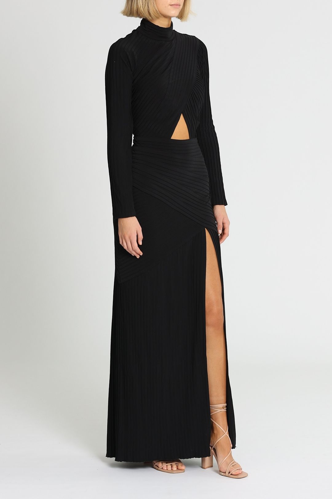 Tadashi shoji deals pintuck gown