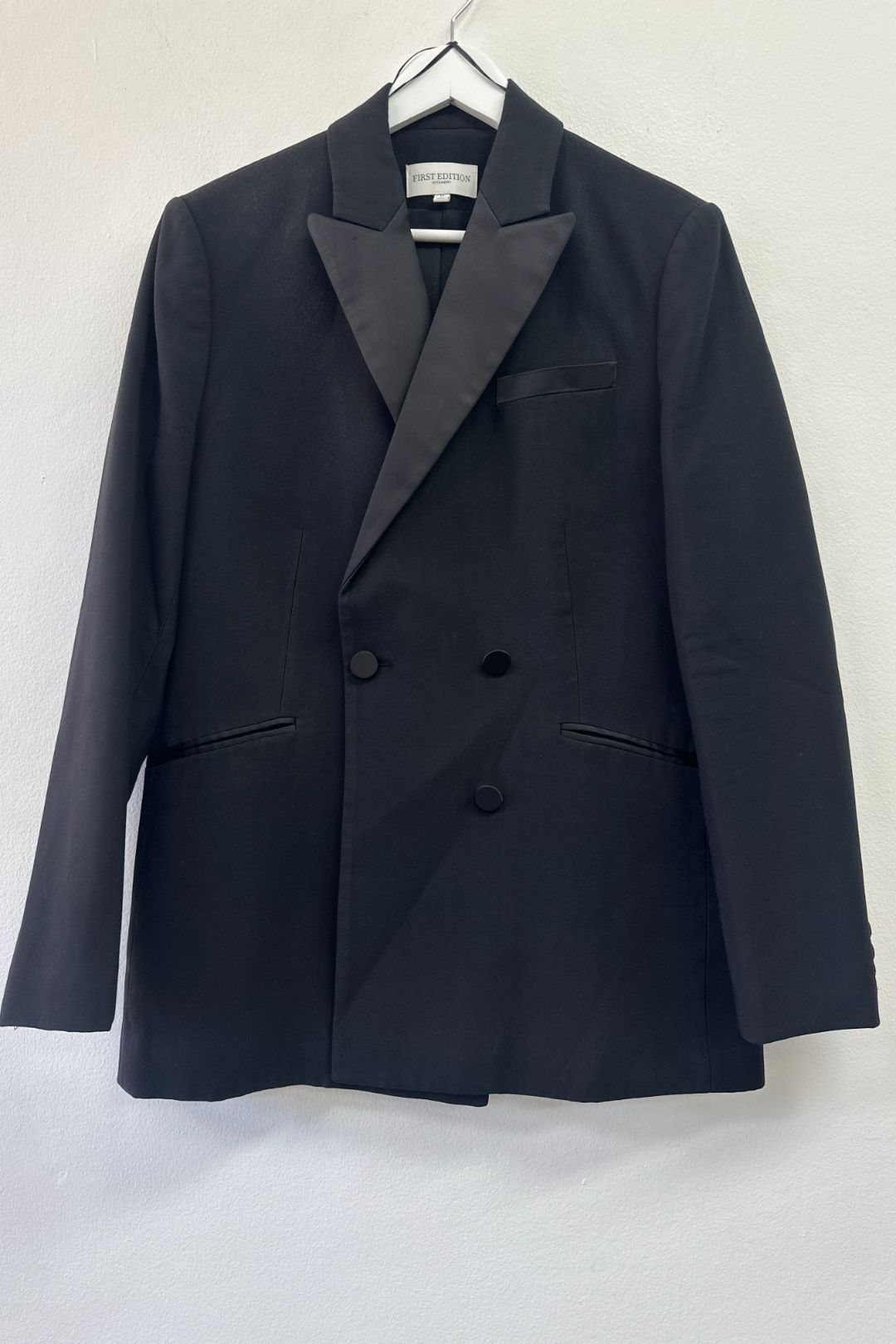 Witchery Tailored Black Double Breasted Blazer 