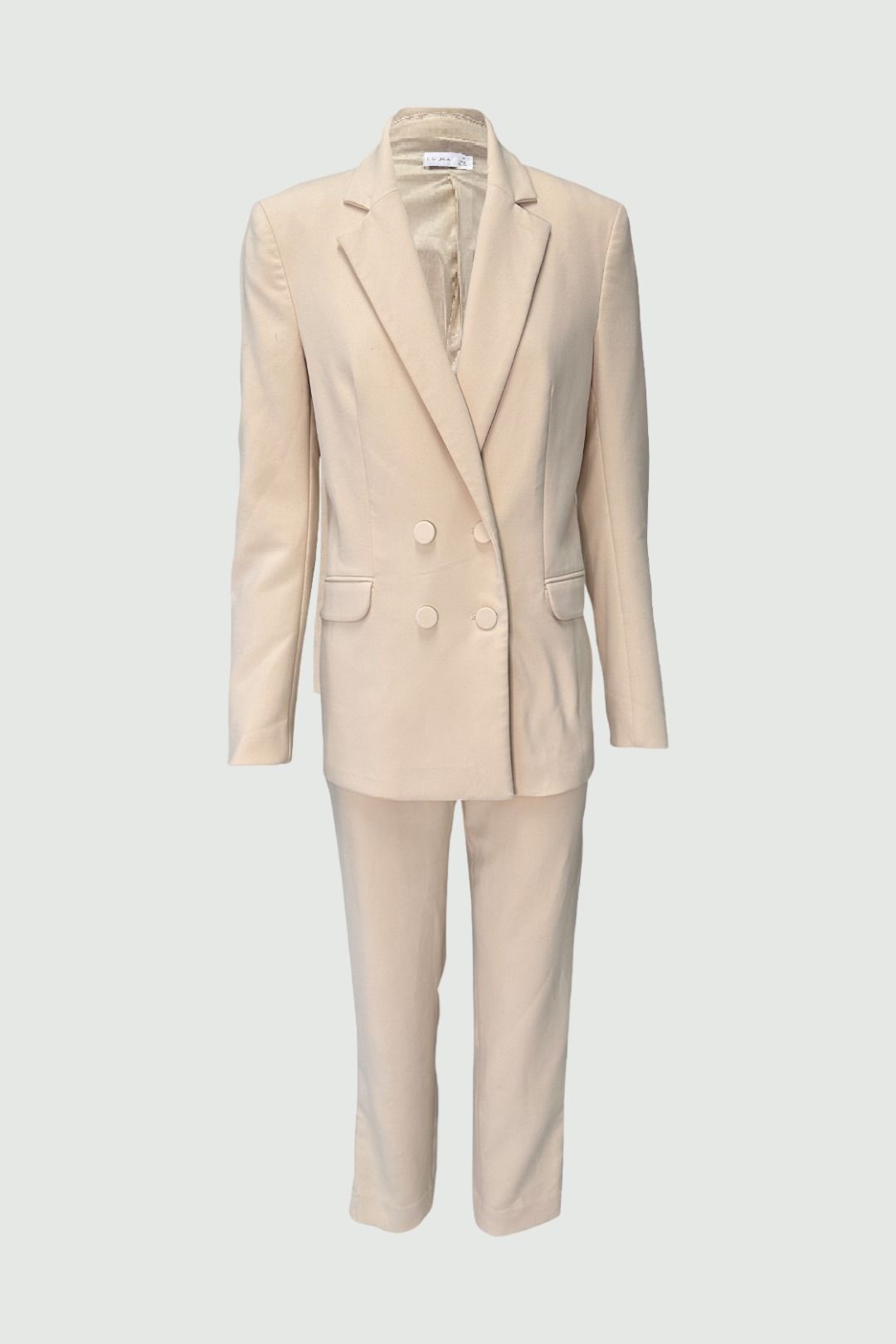 Cream tailored jacket online