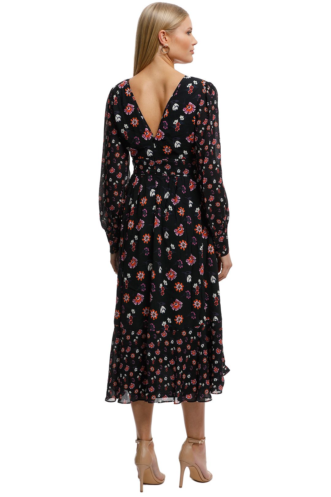 Fantasy Frill LS Midi Dress by Talulah for Hire