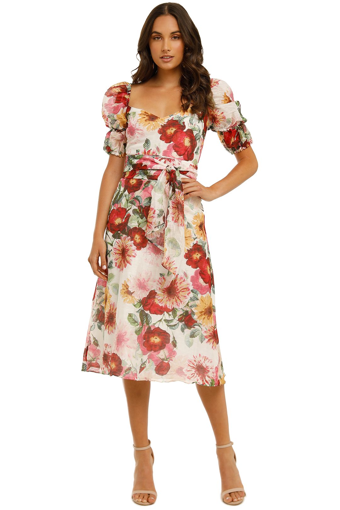Talulah-Garland-Midi-Dress-Amelie-Floral-Print-Front