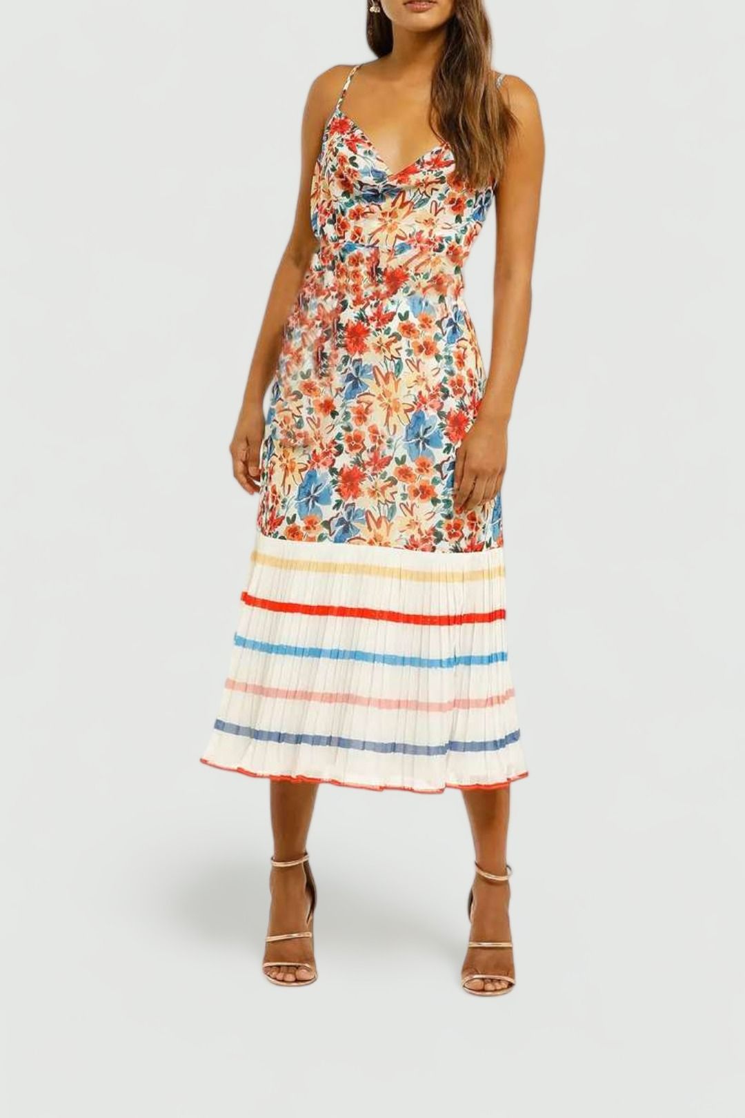 Merengue Midi Dress - Tropicana Floral By Talulah For Rent 