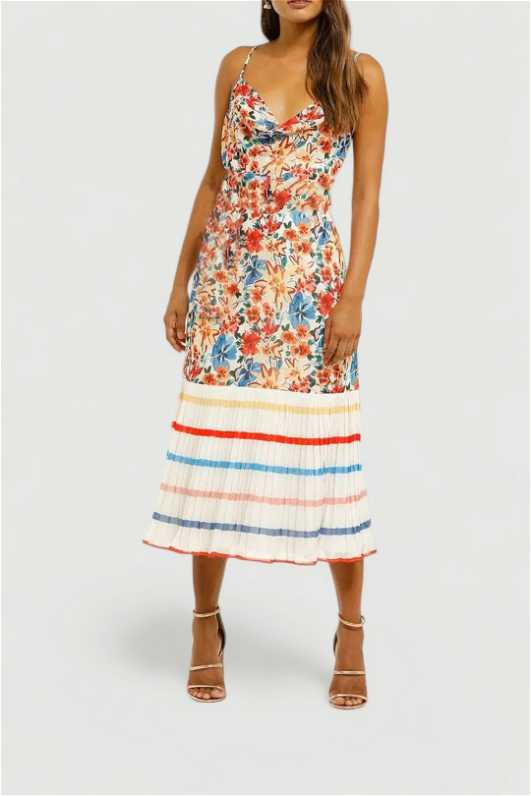 talulah merengue midi dress Merengue Midi Dress - Tropicana Floral by Talulah for Rent