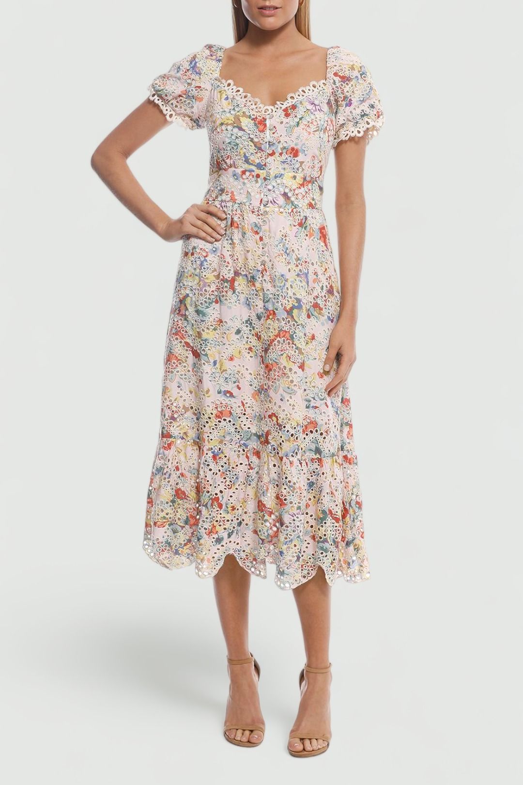 Thurley carnival cheap midi dress