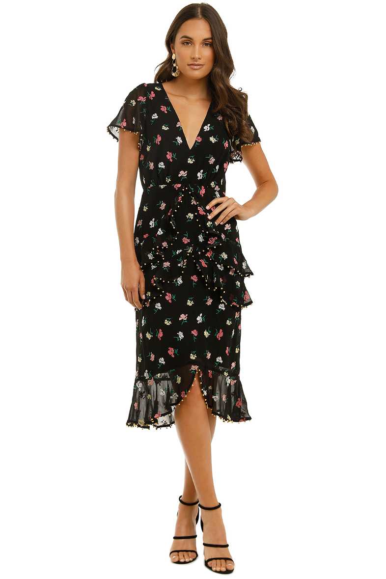 Talulah Midi Dress Ladies Dresses Talulah Pollen Midi Dress Floral Dresses  Talulah