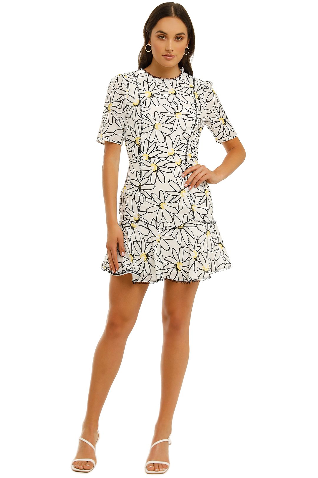 Talulah-Splice-Mini-Dress-Aster-Floral-Print-Front