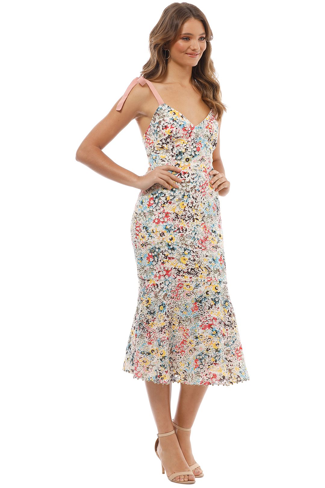 Talulah bittersweet flounce midi dress clearance