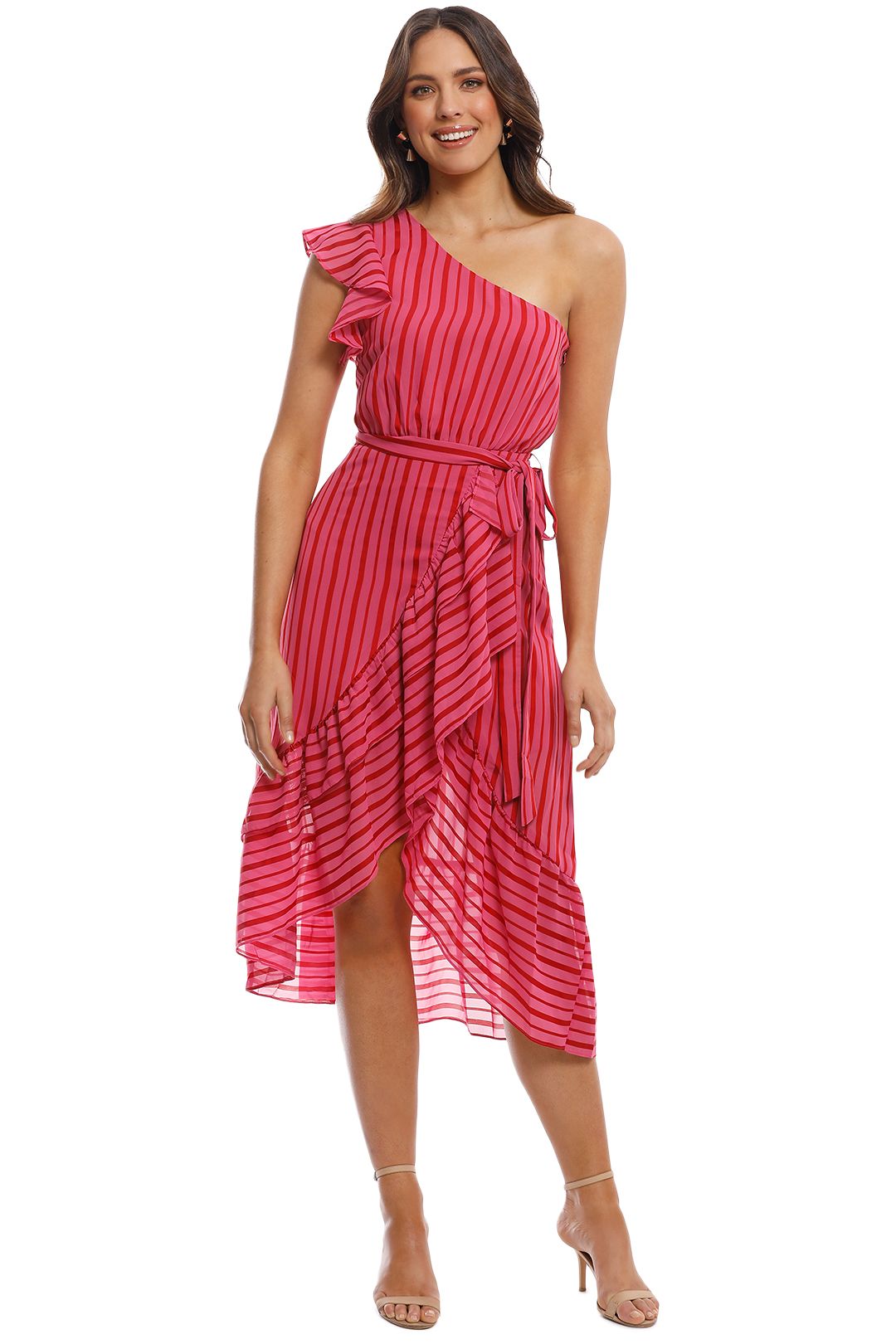 Candy Flounce Midi Dress by Talulah for Hire GlamCorner