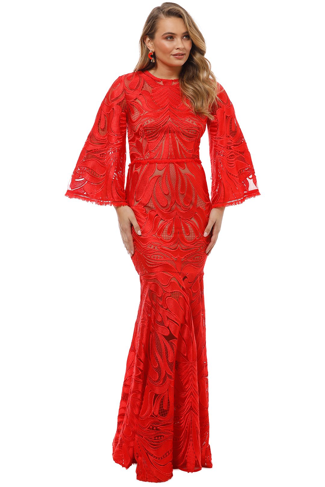 Carnation sequin gown shop