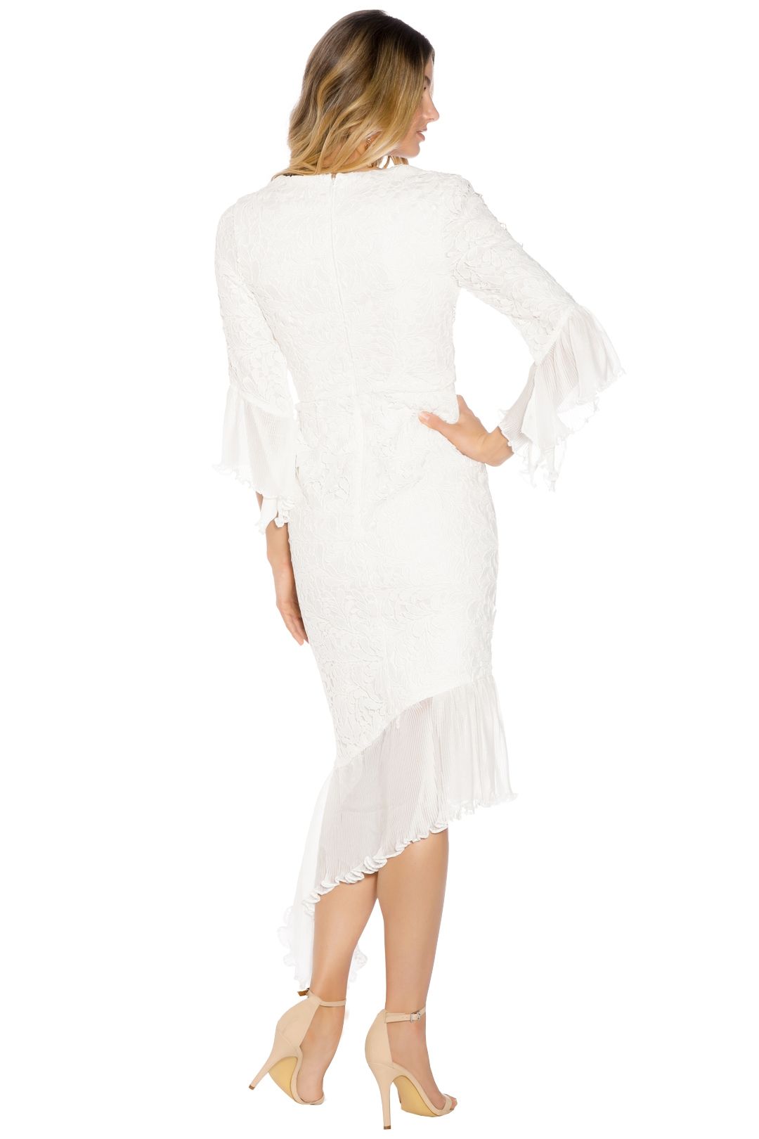 Talulah - Cassatt Midi Dress - White - Back