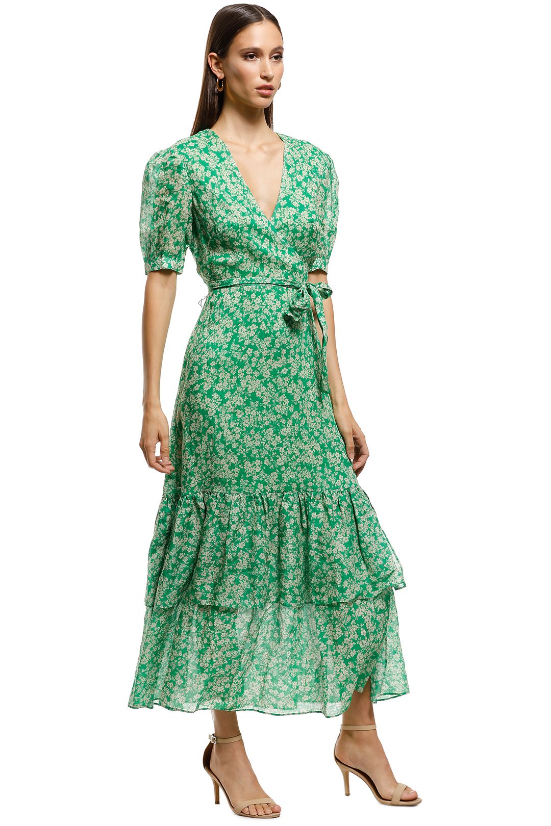 Green With Envy Midi Dress by Talulah for Rent