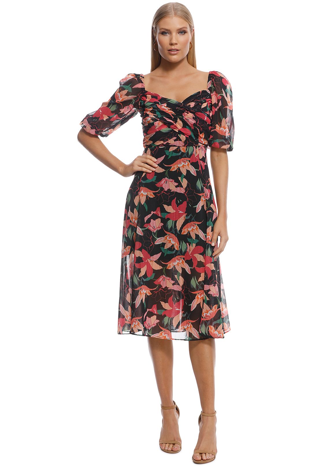 Tropo Dreams Midi Dress by Talulah for Rent