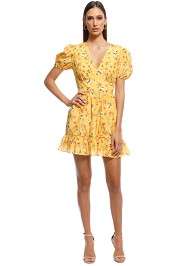 Talulah - Tansy Mini Dress - Yellow - Front