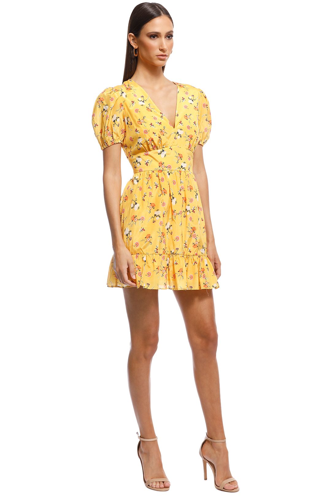 Talulah - Tansy Mini Dress - Yellow - Side