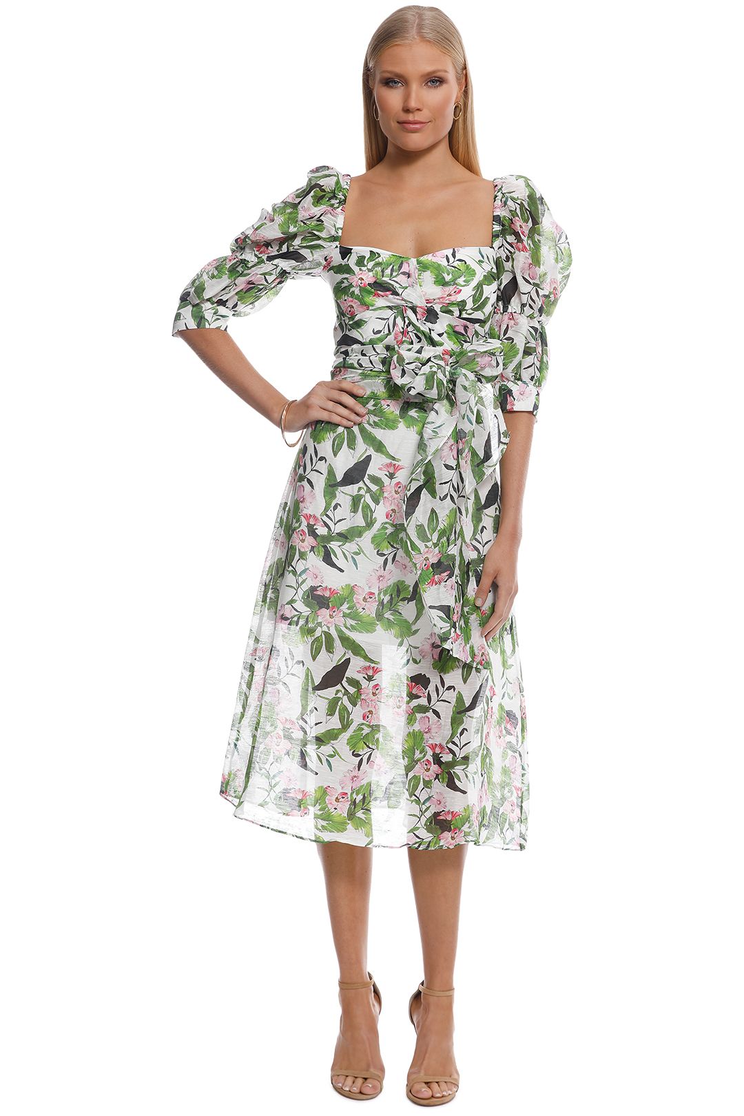 Tropo Dreams Midi Dress by Talulah for Rent