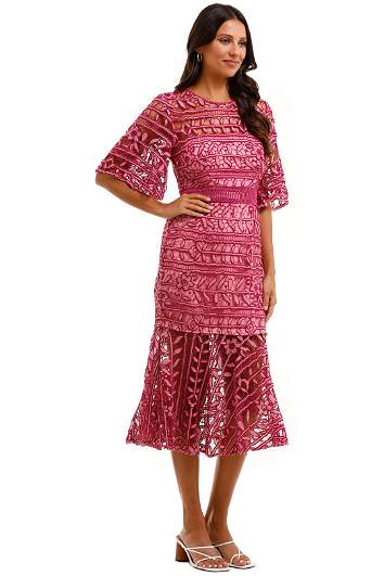 Caprice Midi Dress by Talulah for Hire | GlamCorner