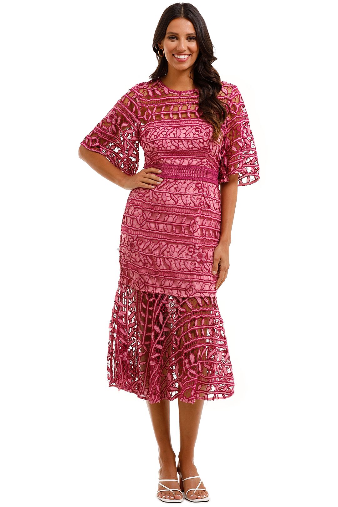 Keepsake the label utopia lace hotsell midi dress