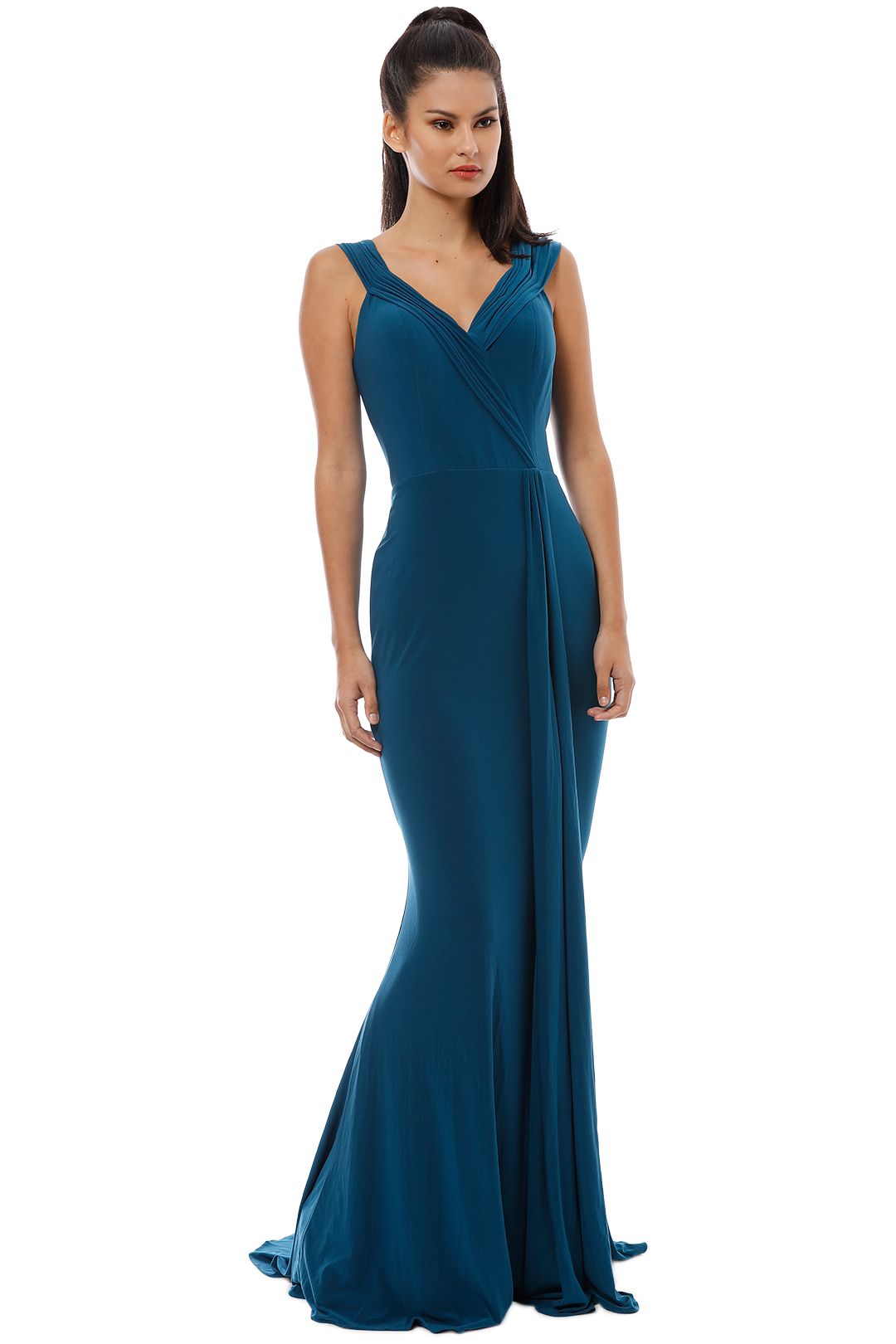 Tania Olsen - Malissa Gown - Teal - Side